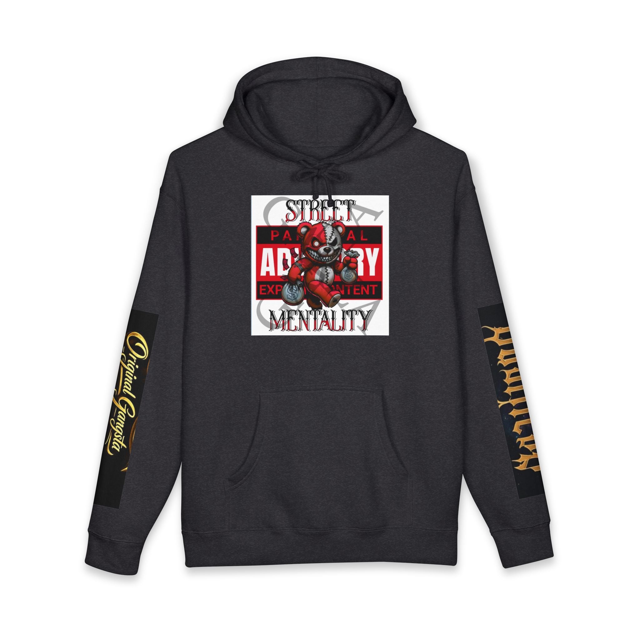Mentality Graphic Hoodie — Street Adversary Lion Design