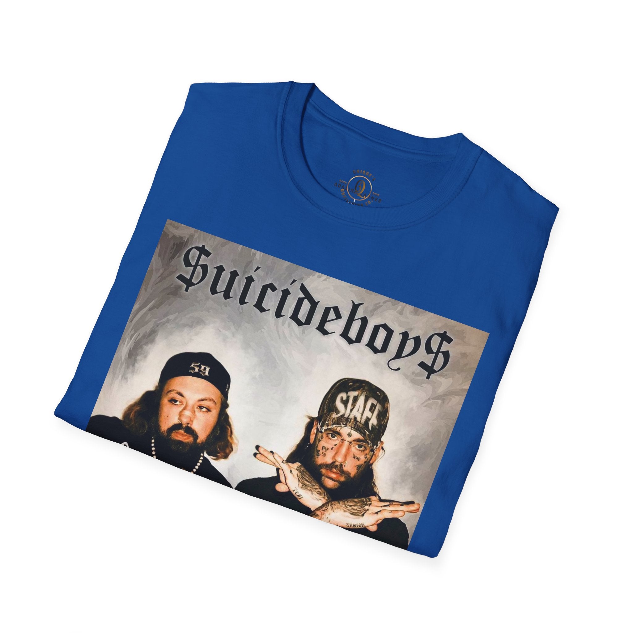 Suicideboys Graphic T-Shirt — Black & White Rap Crew Photo Tee