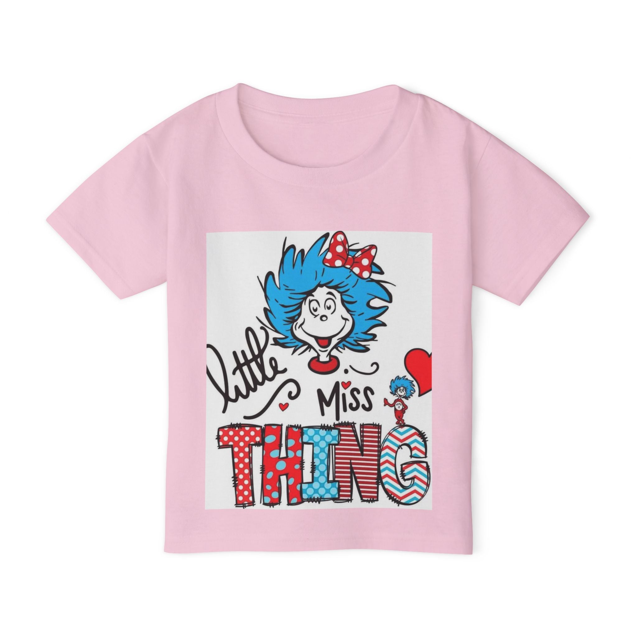 Little Miss Thing Toddler T-Shirt — Colorful Dr. Seuss Inspired Girls' Tee