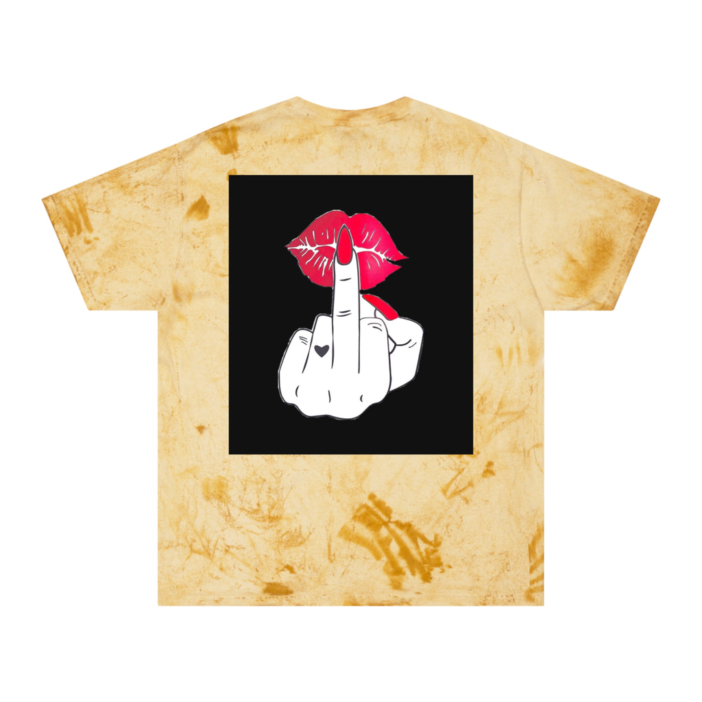 Graphic Tee — "Almost Pulled a Muscle Trying to Give AF" Color Blast T-Shirt