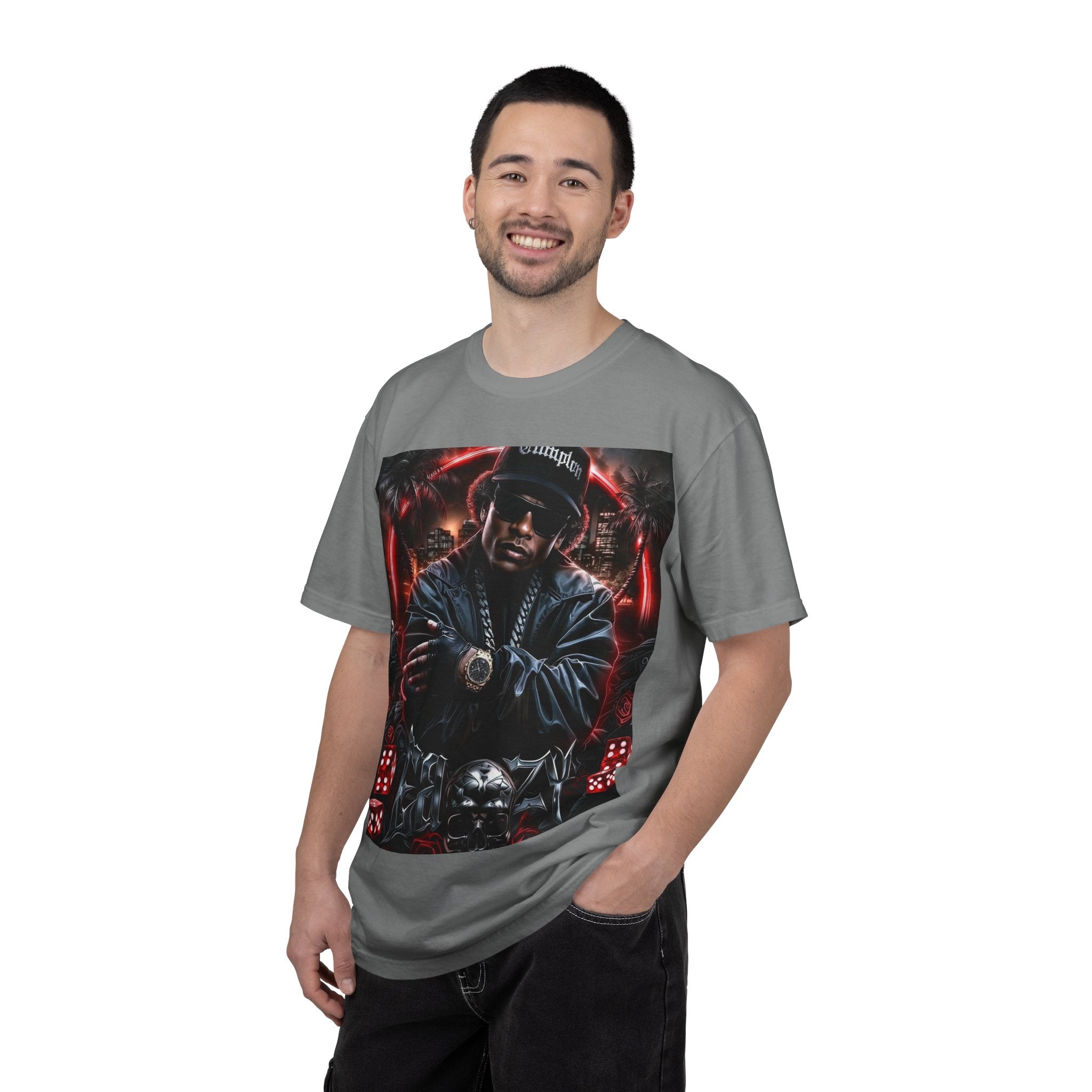 Rap Legend Graphic T-Shirt — Urban Hip Hop Portrait Tee