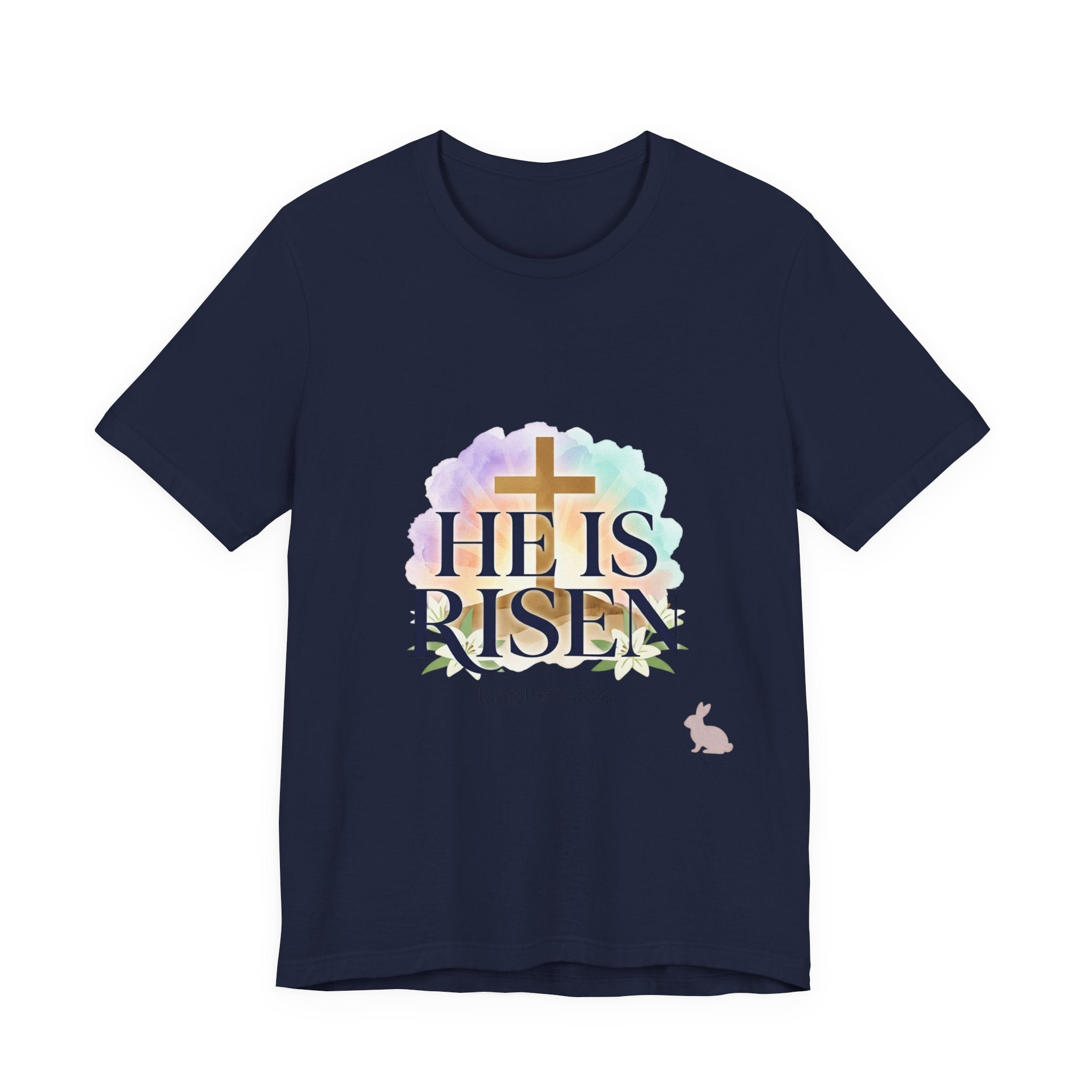 He Is Risen Tee | Easter shirt, Christian apparel, resurrection scripture