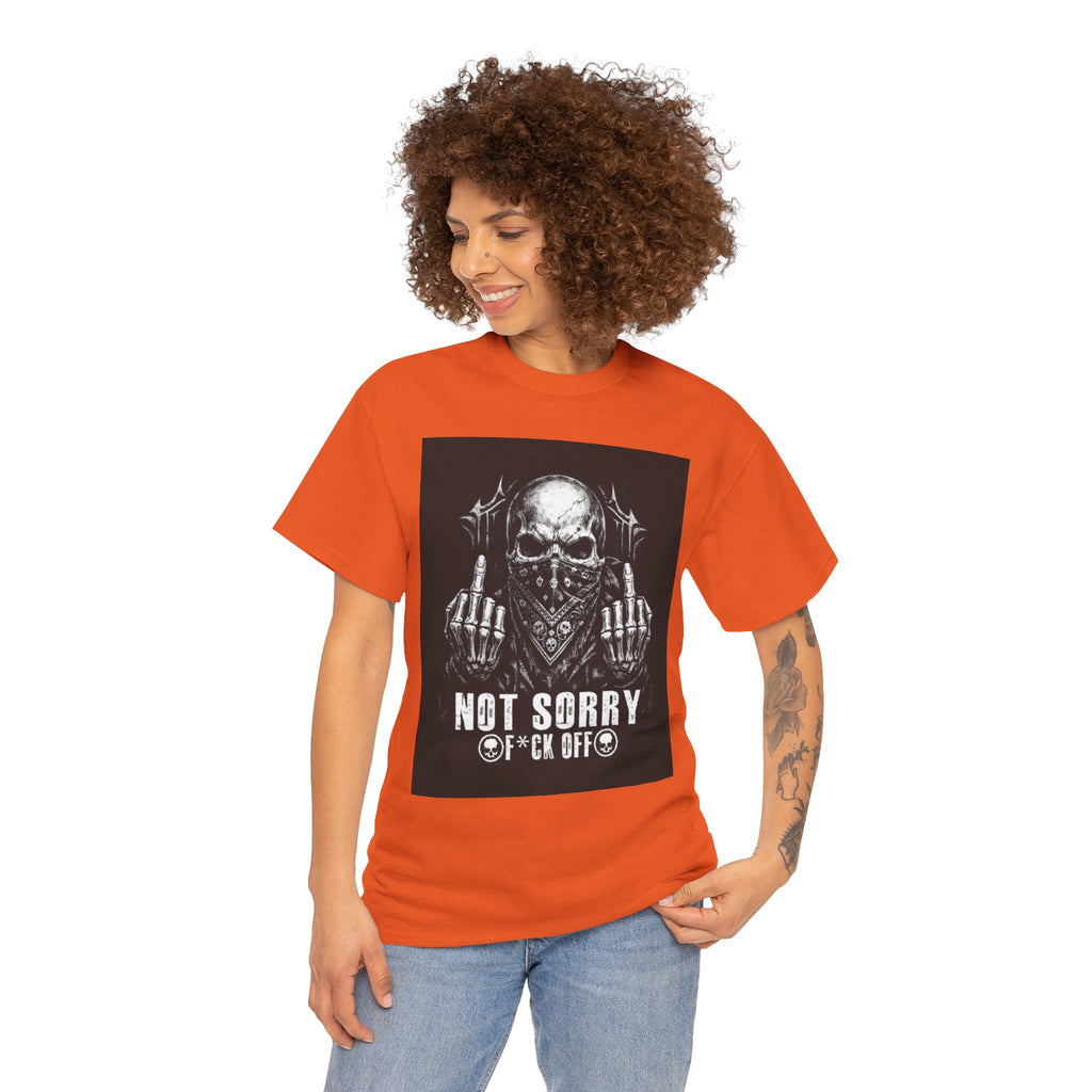Not Sorry Skull Tee — 'F*ck Your Feelings' Graphic T-Shirt