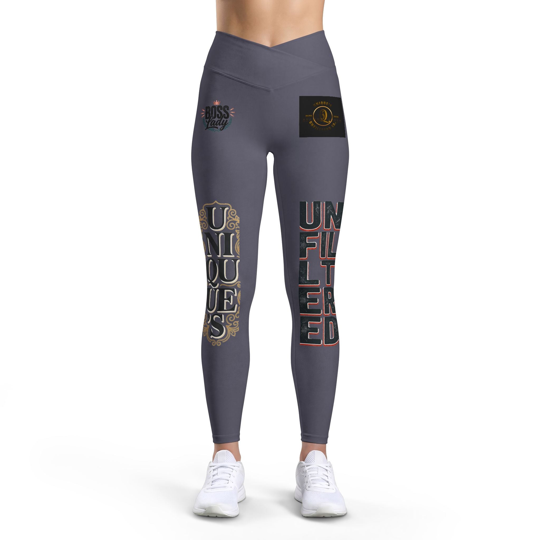 Unique & Unfiltered Women’s Leggings — Bold Graphic Luxe Activewear