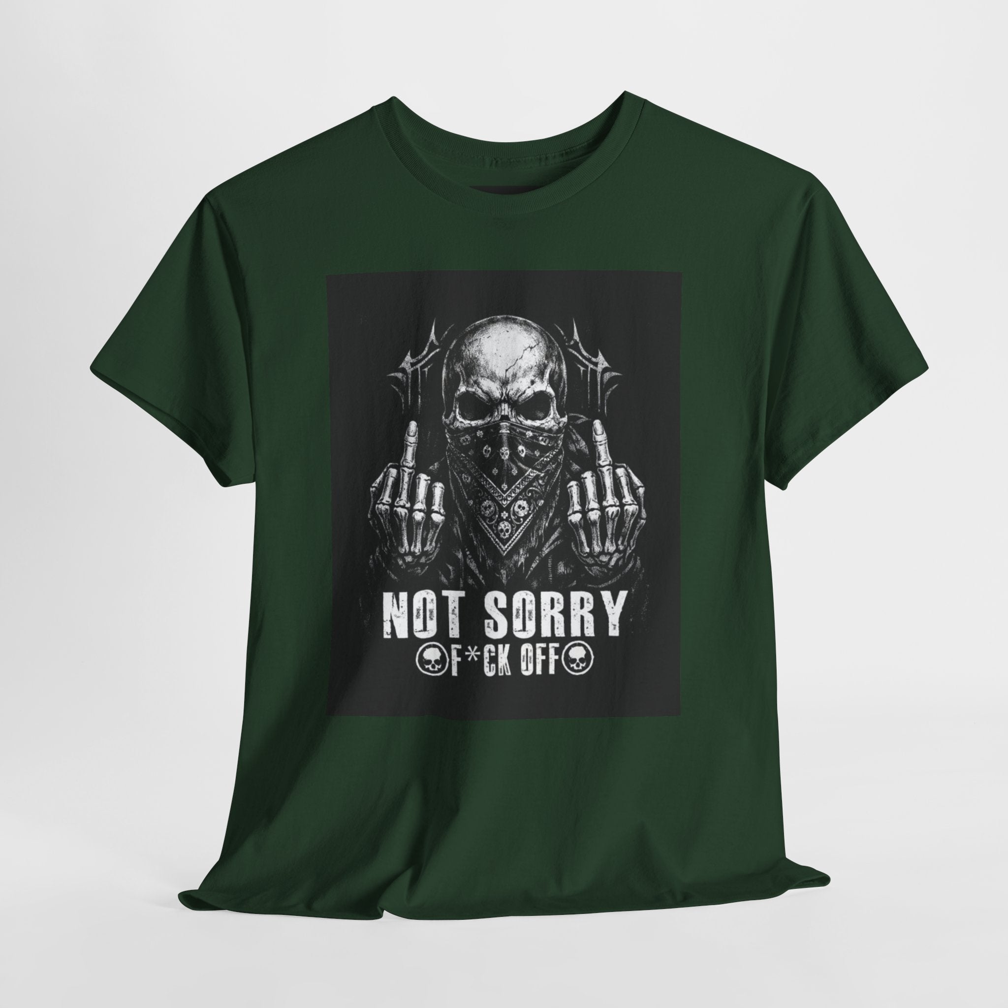 Not Sorry Skull Tee — 'F*ck Your Feelings' Graphic T-Shirt