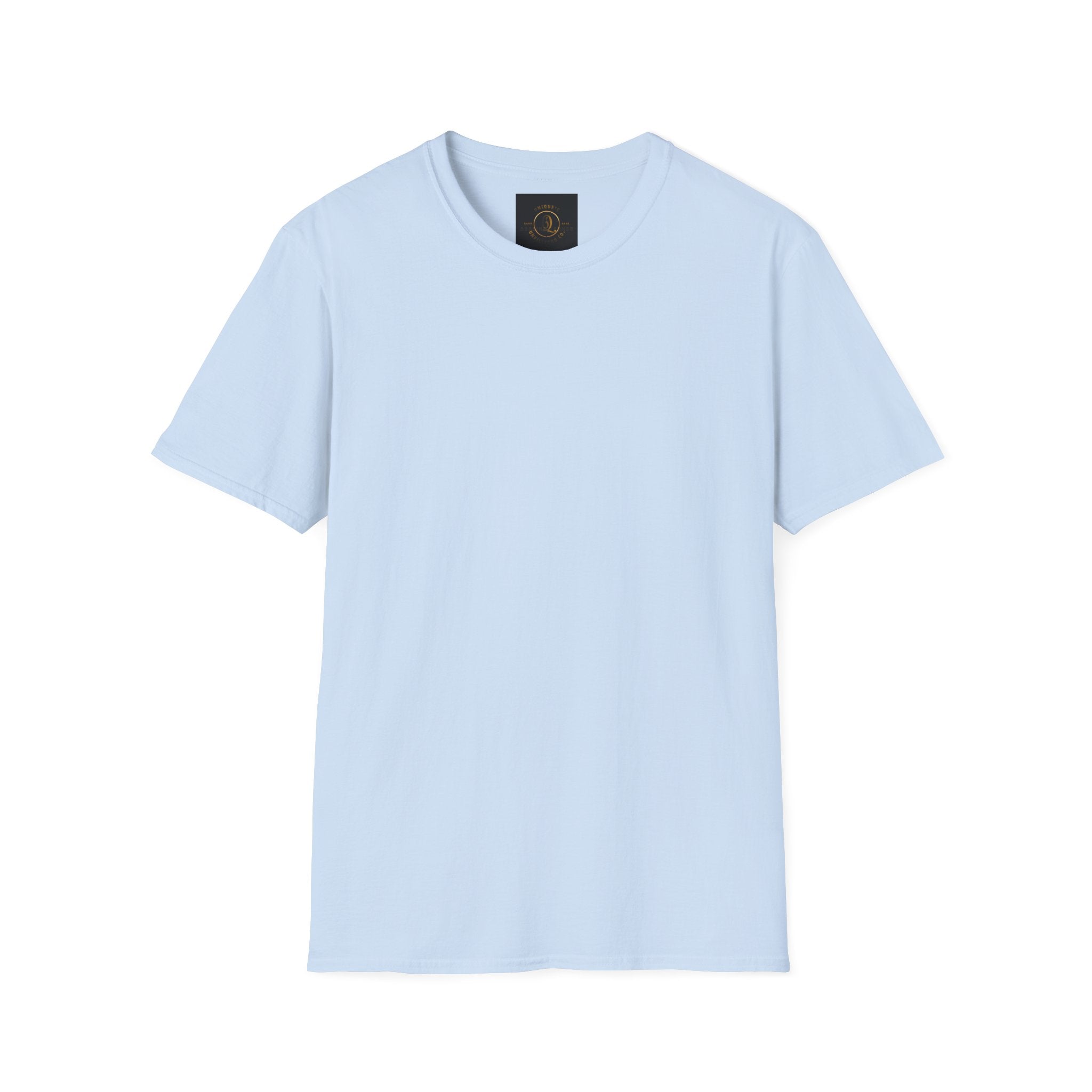 Blue Collar T-Shirt — "Blood, Sweat, Profanity" Skull Workwear Tee