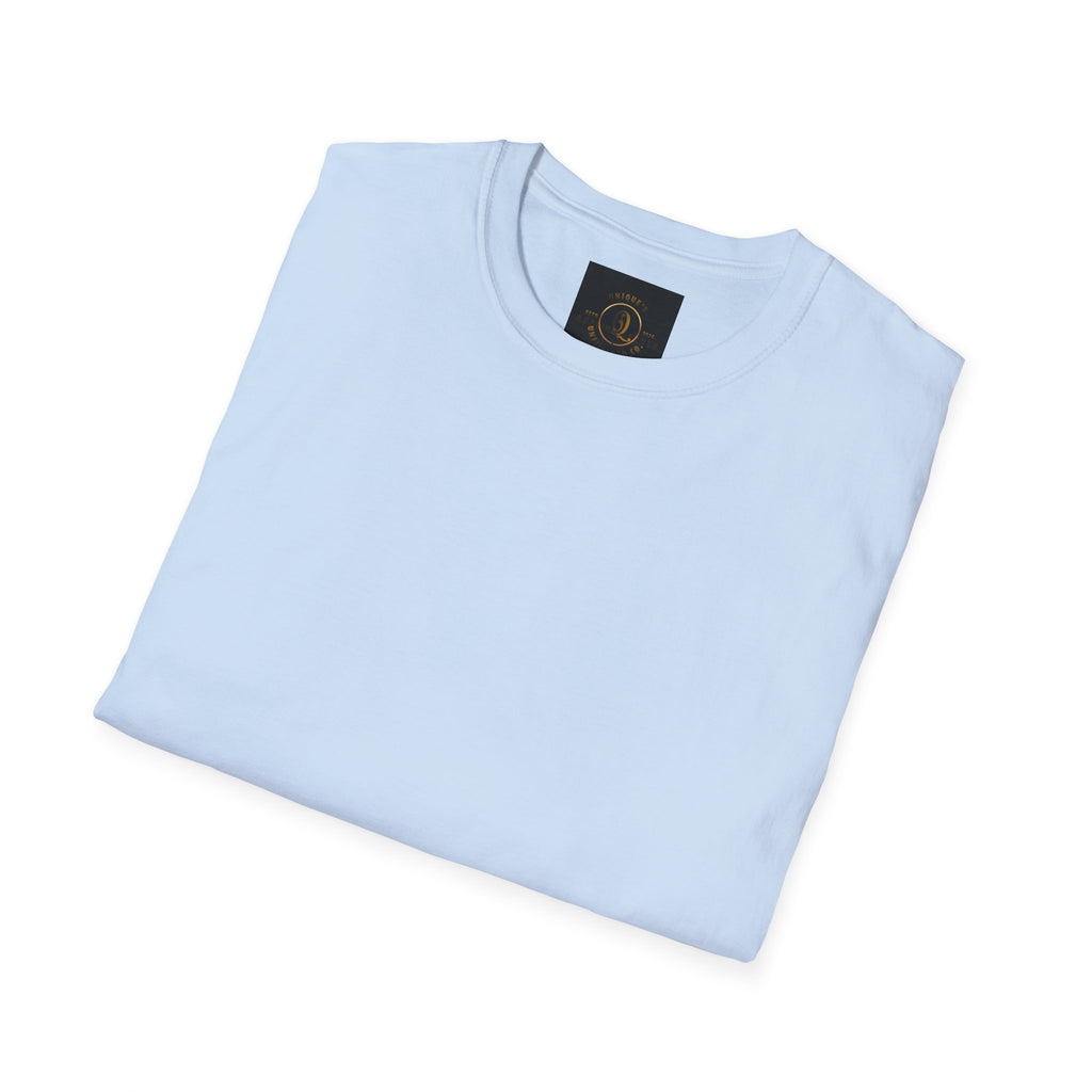 Blue Collar T-Shirt — "Blood, Sweat, Profanity" Skull Workwear Tee