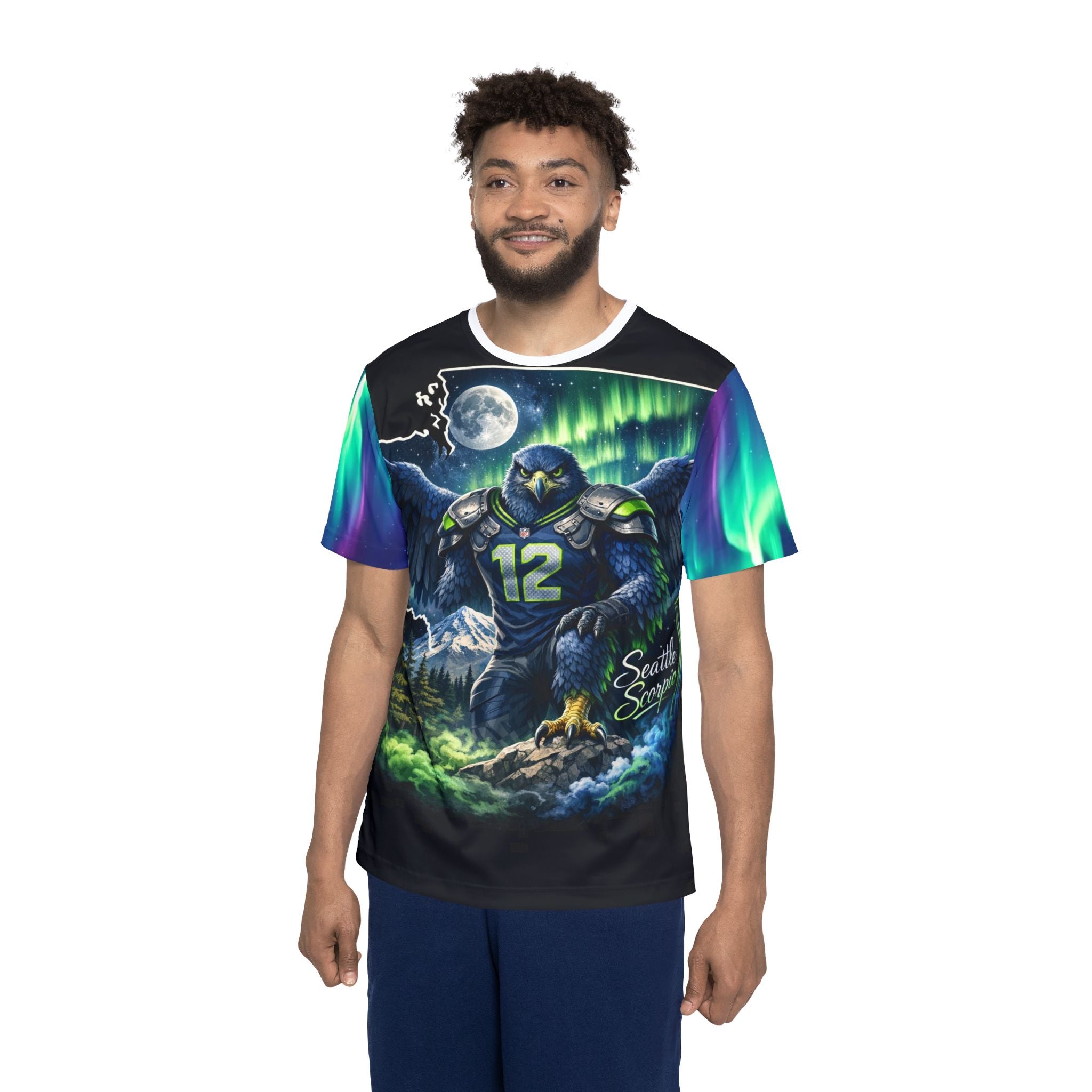 Seattle Scorpion Aurora Football Jersey – Men's Team Spirit Tee