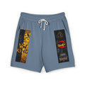 Graphic Fleece Sweat Shorts — King & Retro Logo Panel Design