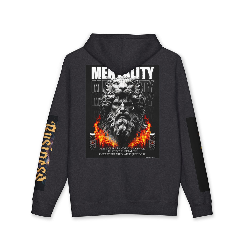 Mentality Graphic Hoodie — Street Adversary Lion Design