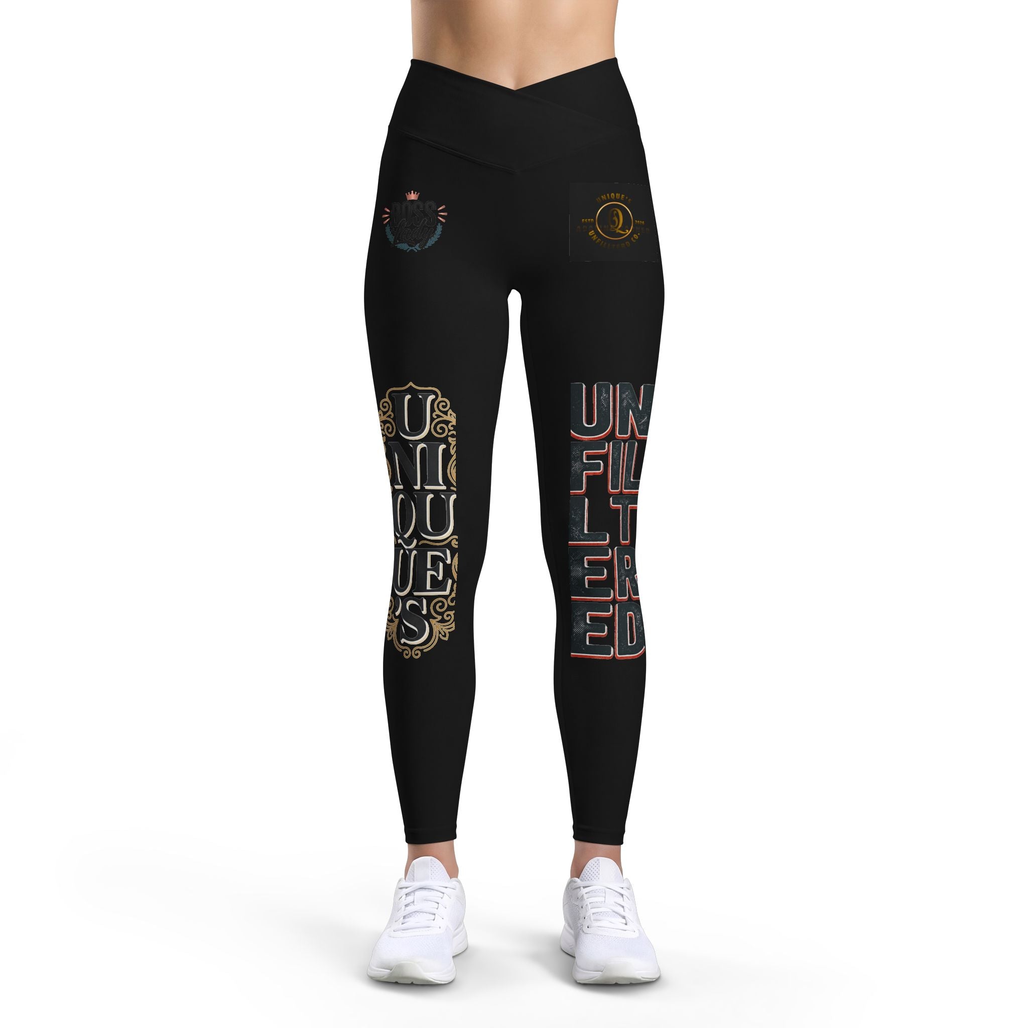 Unique & Unfiltered Women’s Leggings — Bold Graphic Luxe Activewear