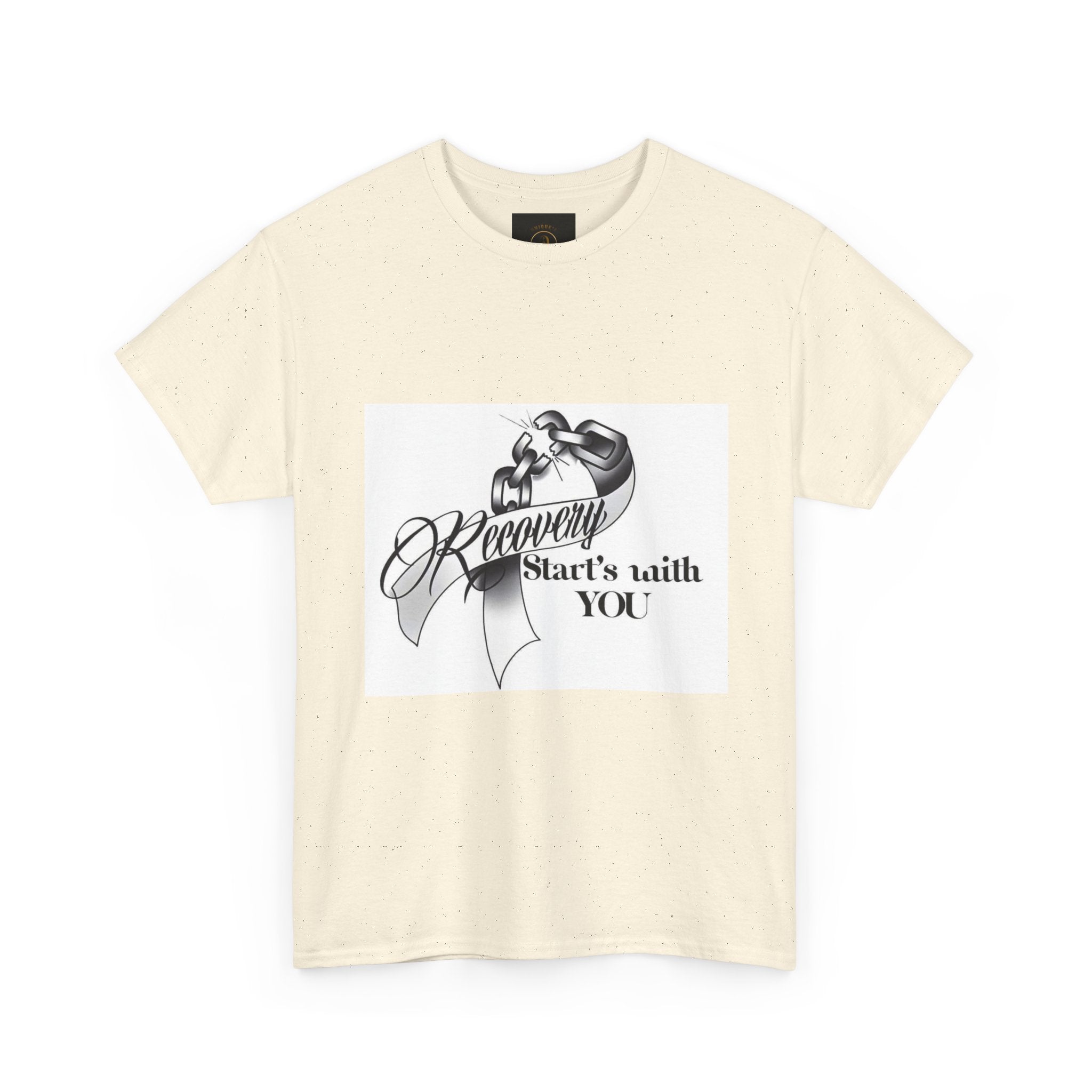 Recovery Starts With You Tee — Rose & Ribbon Awareness T‑Shirt