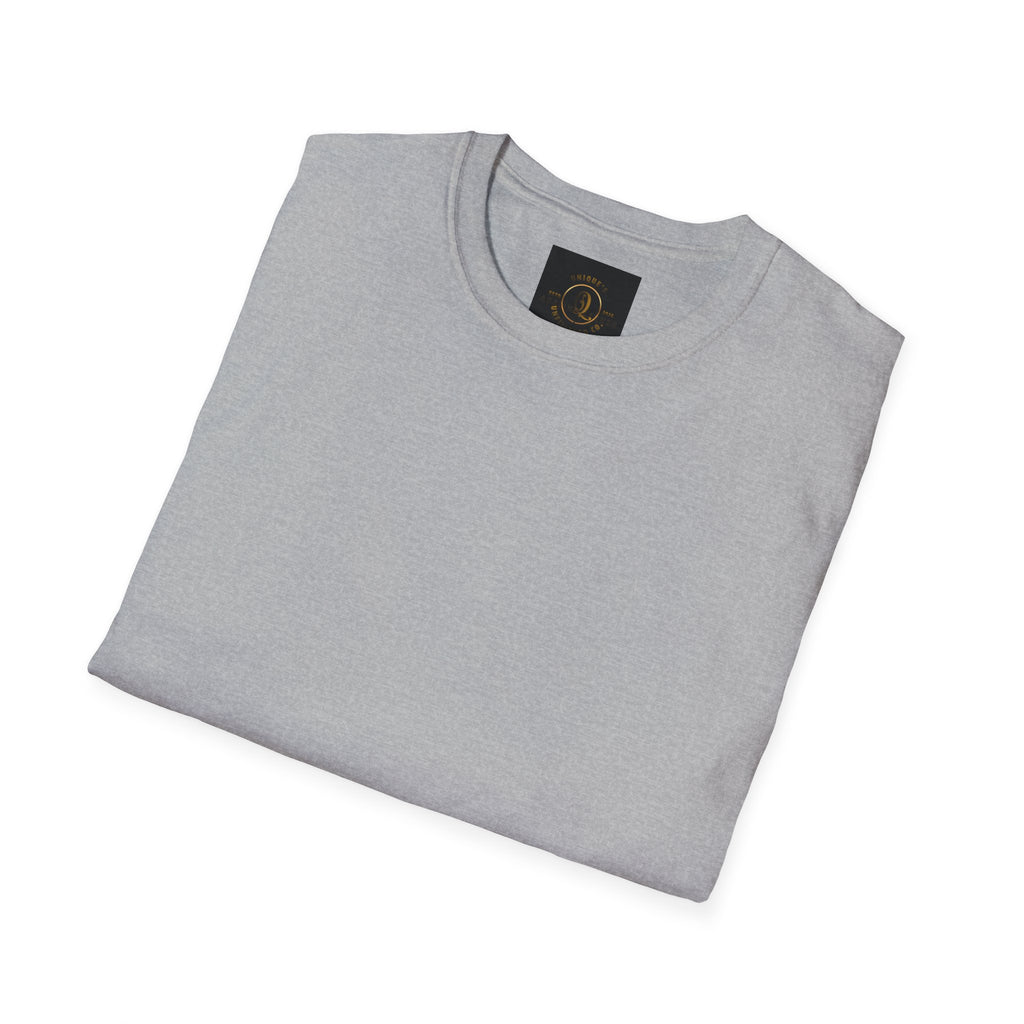 Blue Collar T-Shirt — "Blood, Sweat, Profanity" Skull Workwear Tee