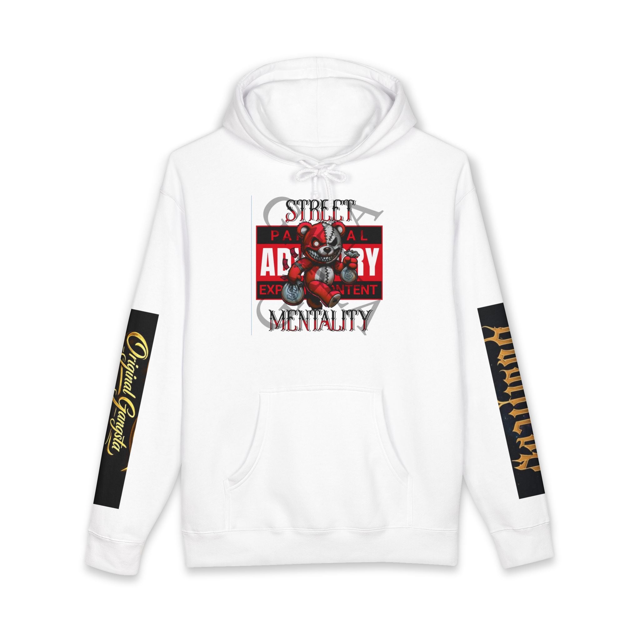 Mentality Graphic Hoodie — Street Adversary Lion Design