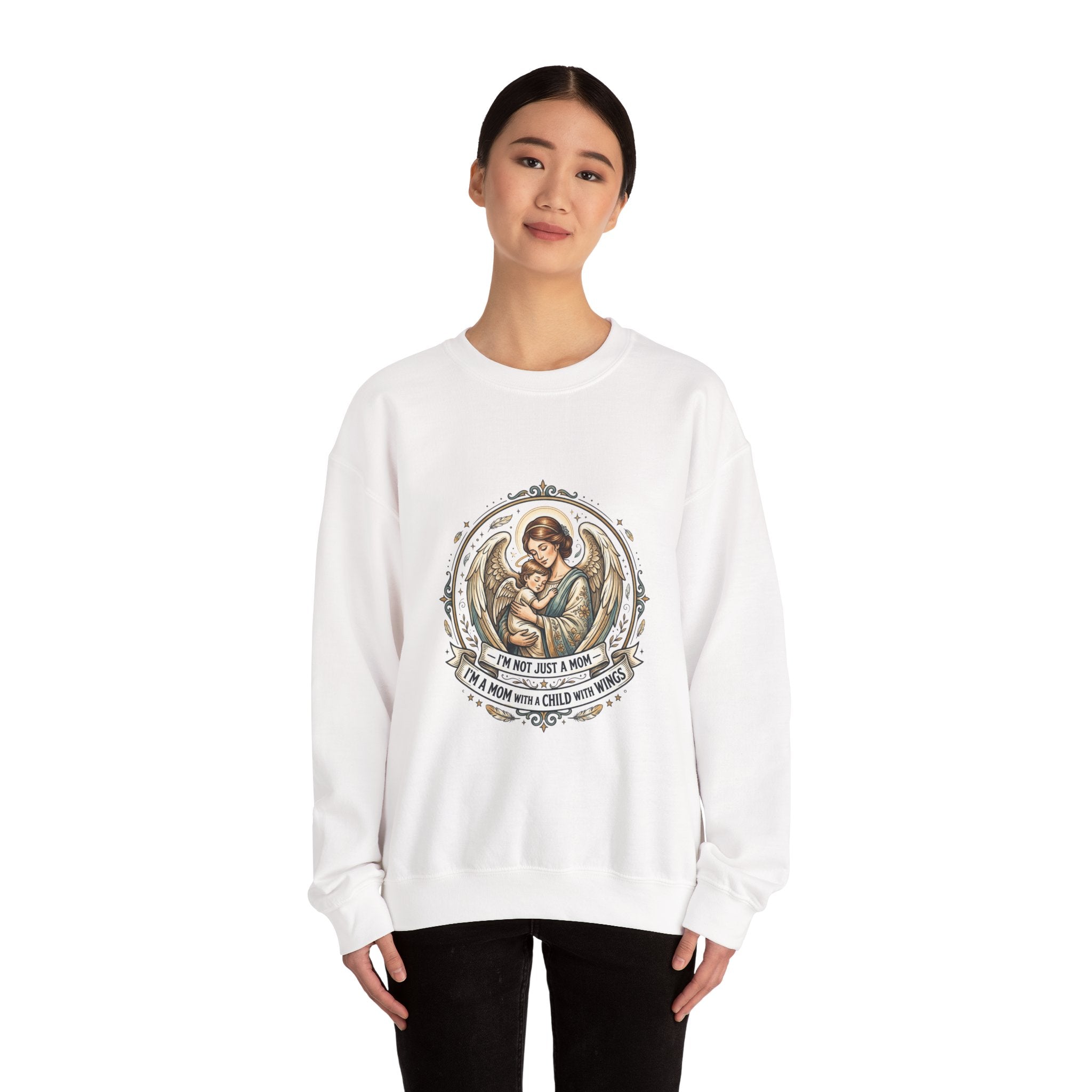 Mom Identity Typographic Sweatshirt | Mother's Day minimalist mom sweatshirt