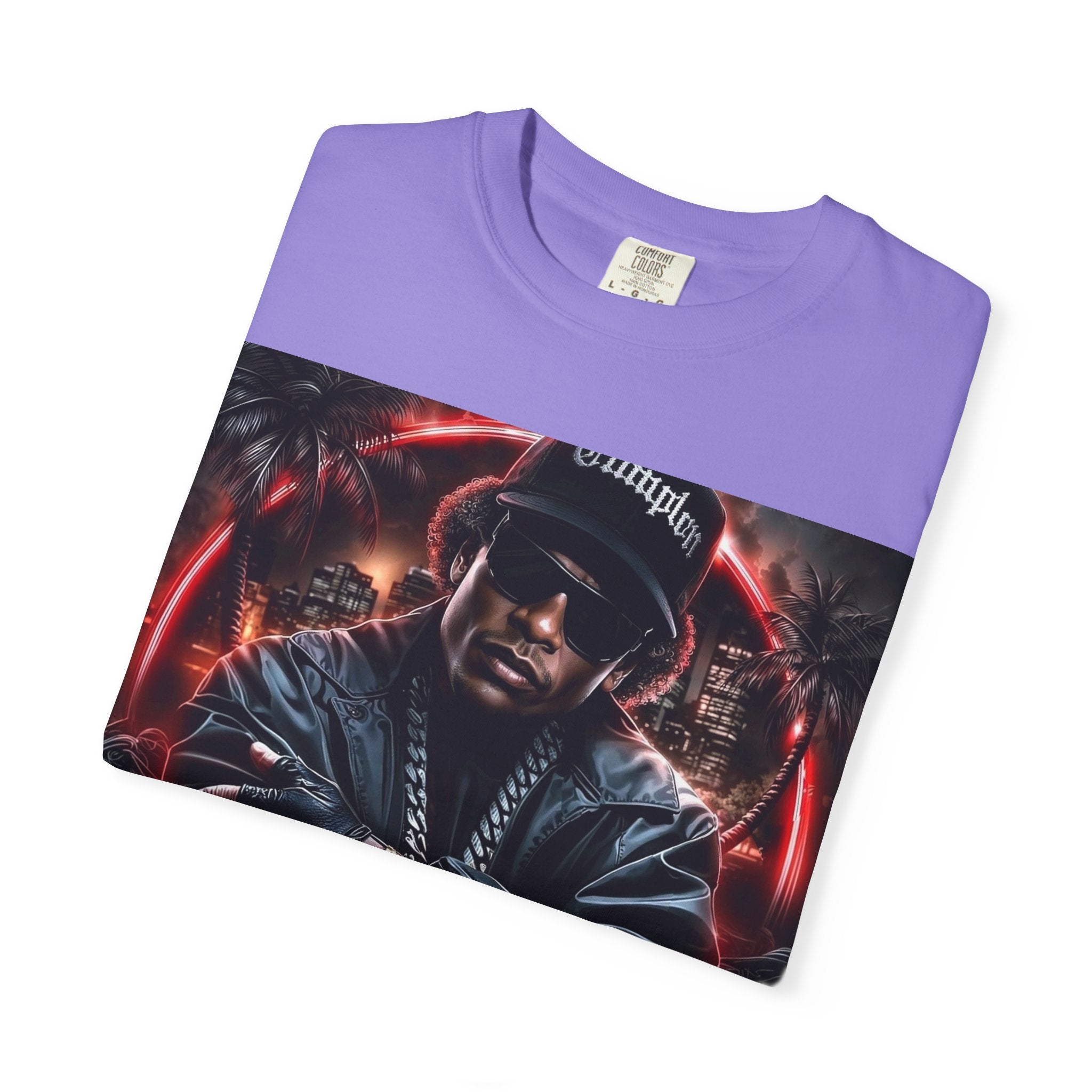 Rap Legend Graphic T-Shirt — Urban Hip Hop Portrait Tee