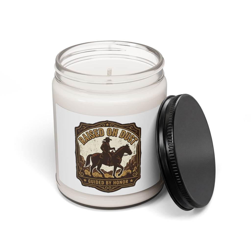Raised on Dust Soy Candle | Western cowboy, Americana vintage scent