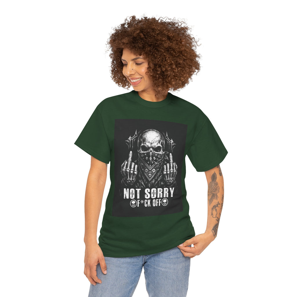 Not Sorry Skull Tee — 'F*ck Your Feelings' Graphic T-Shirt