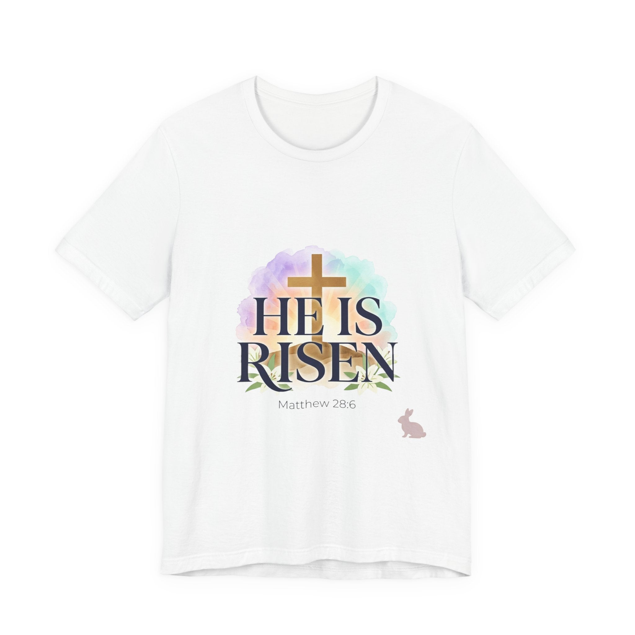 He Is Risen Tee | Easter shirt, Christian apparel, resurrection scripture